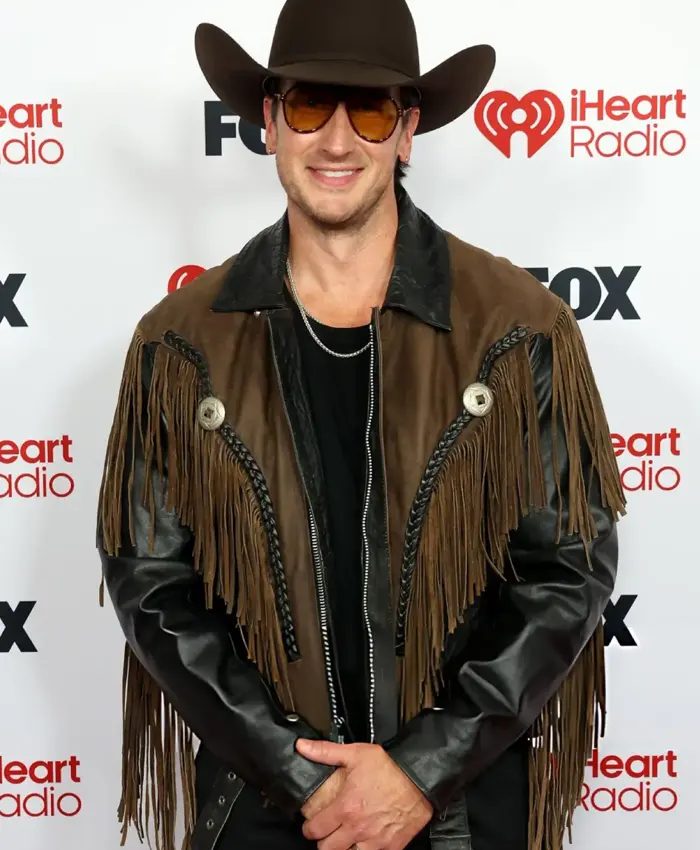 iHeartRadio Music Awards Russell Dickerson Fringe Jacket iHeartRadio Music Awards Russell Dickerson Fringe Jacket