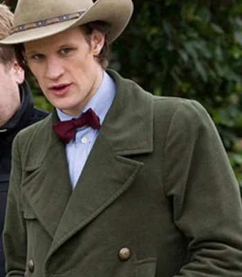 11th Doctor Matt Smith Green Trench Coat