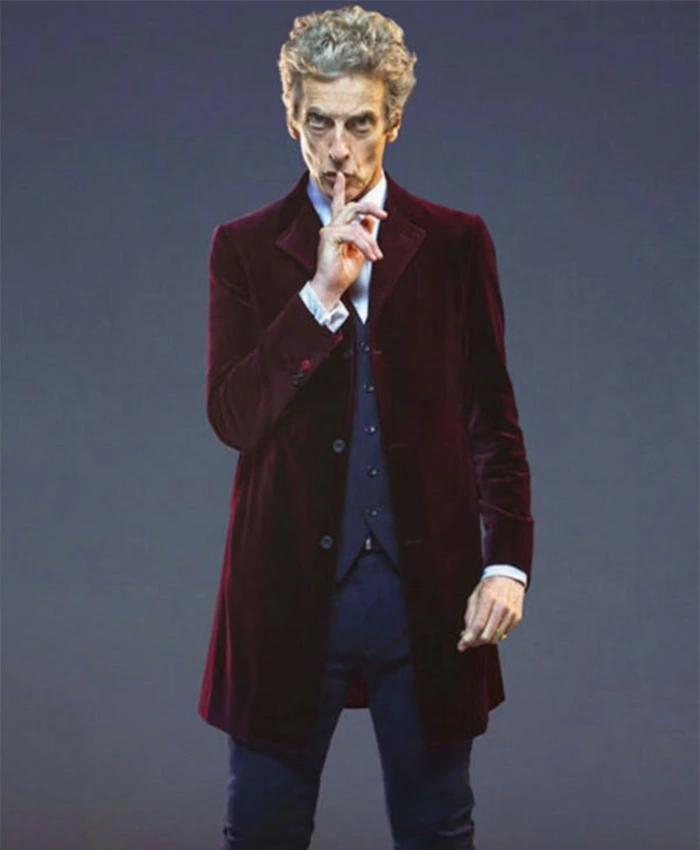 12 Doctor Maroon Velvet Coat 12 Doctor Maroon Velvet Coat
