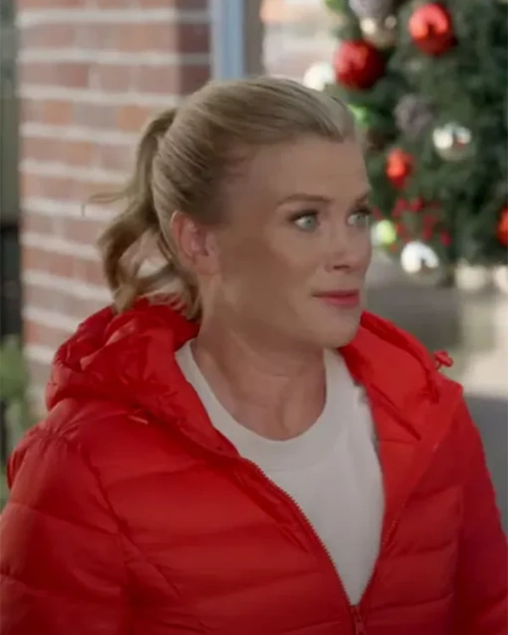 A Magical Christmas Village Alison Sweeney Red Jacket A Magical Christmas Village Alison Sweeney Red Jacket