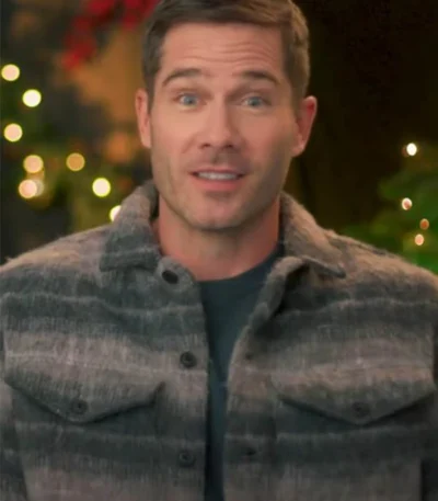 A Magical Christmas Village Luke Macfarlane Jacket