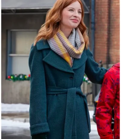 A Season for Family Maddy Green Wool Coat