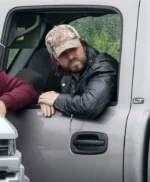 Aaron Stanford Finestkind Black Leather Jacket