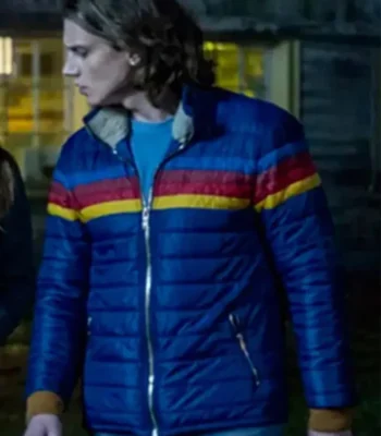 Ace Nancy Drew S01 Blue Puffer Jacket