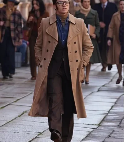 Adam Driver House of Gucci Maurizio Gucci Long Coat