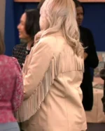 Adele Unstable Season 02 Fringe Leather Jacket