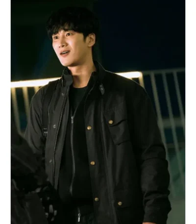 Ahn Bo-Hyun My Name Pil-do Jeon Black Jacket