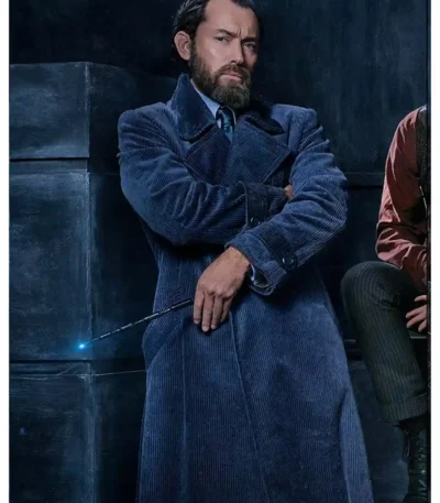 Albus Dumbledore Fantastic Beasts The Crimes of Grindelwald Long Coat