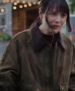 Alex Poker Face S02 Brown Denim Jacket
