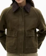 Alex Poker Face S02 Brown Denim Jacket