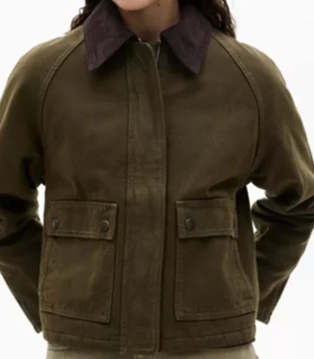 Alex Poker Face S02 Brown Denim Jacket
