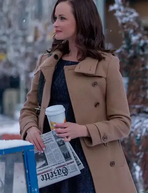 Alexis Bledel Gilmore Girls Brown Trench Coat Alexis Bledel Gilmore Girls Brown Trench Coat