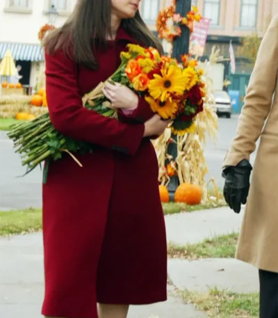 Alexis Bledel Gilmore Girls S05 Red Wool Coat