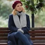 Ali Liebert Friends & Family Christmas Blue Long Coat