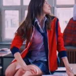 Love 101 Red and Blue Eda Fleece Jacket