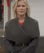 Alison Sweeney A Magical Christmas Village Grey Coat
