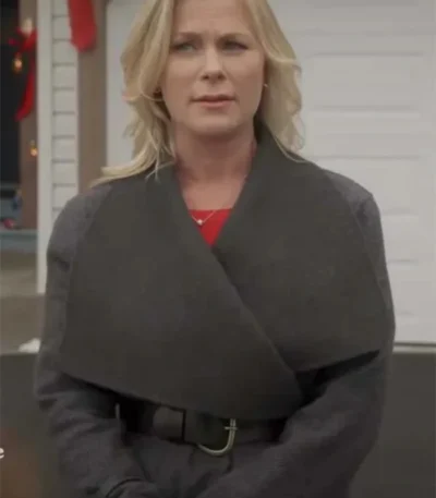 Alison Sweeney A Magical Christmas Village Grey Coat