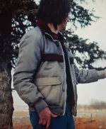 Charlie Gerhardt Fargo Season 4 Grey and Maroon Jacket