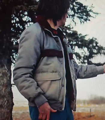 Charlie Gerhardt Fargo Season 4 Grey and Maroon Jacket