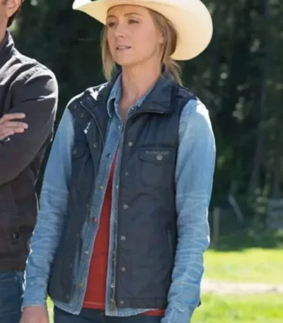 Amber Marshall Heartland S10 Blue Vest