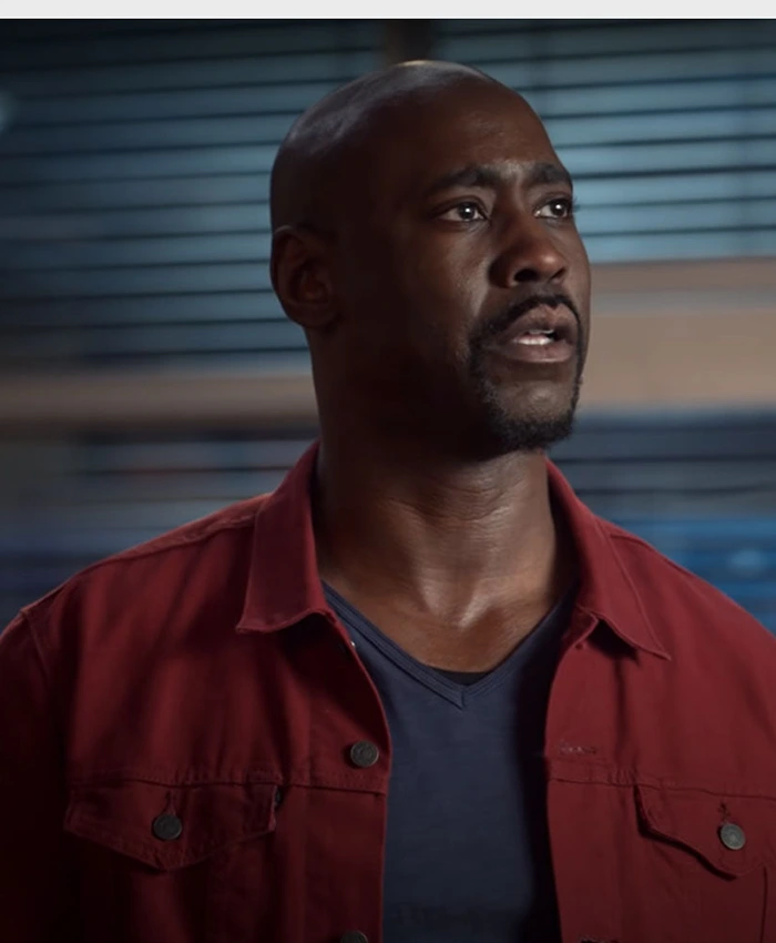 Amenadiel Lucifer Red Cotton Jacket Amenadiel Lucifer Red Cotton Jacket