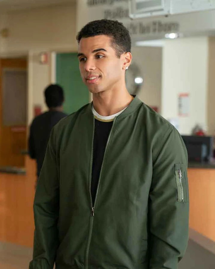 Andrew Love Victor S02 Green Cotton Bomber Jacket Andrew Love Victor S02 Green Cotton Bomber Jacket