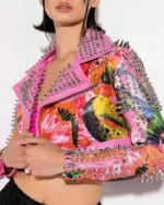 Harlem S02 Shoniqua Shandai Studded Leather Jacket