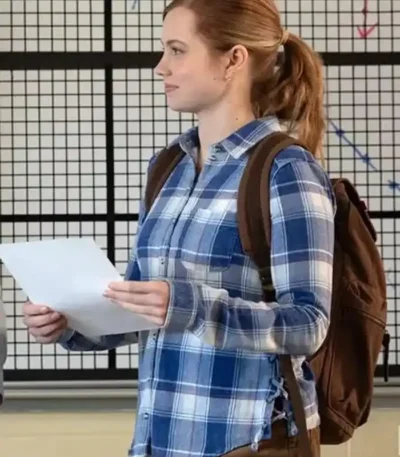 Cady Heron 2024 Movie Mean Girls Blue Shirt