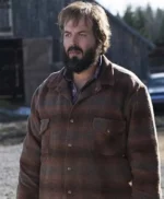 Fargo Bear Gerhardt Shirt Style Brown Flannel Jacket