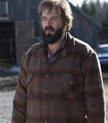 Fargo Bear Gerhardt Shirt Style Brown Flannel Jacket