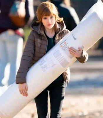 Anna Kendrick Love Life Puffer Hooded Jacket