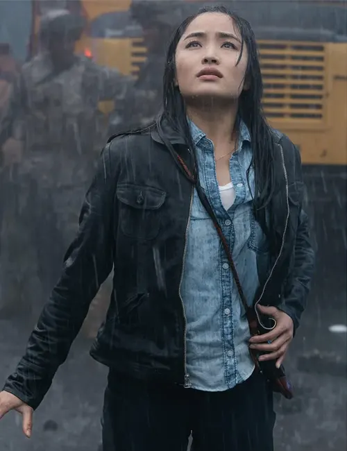Anna Sawai Monarch Legacy of Monsters Leather Jacket Anna Sawai Monarch Legacy of Monsters Leather Jacket