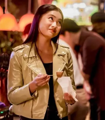 Ashley Liao Love In Taipei 2023 Biker Leather Jacket