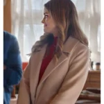 Ashley Newbrough Flipping for Christmas 2023 Wool Coat