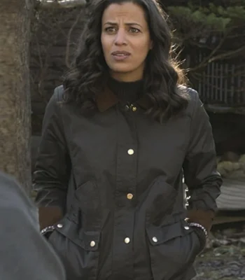 Athena Karkanis Manifest S03 Black Jacket