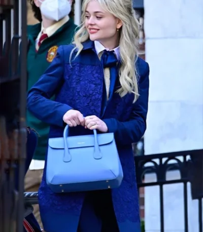 Audrey Hope Gossip Girl Blue Coat