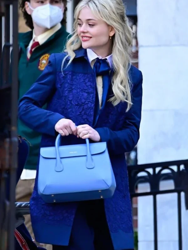 Audrey Hope Gossip Girl Blue Coat
