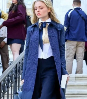 Audrey Hope Gossip Girl Blue Coat