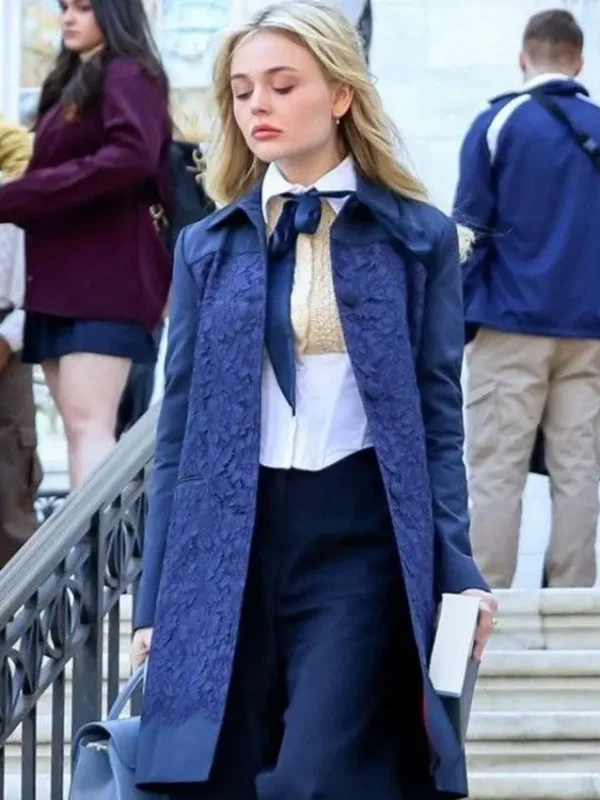 Audrey Hope Gossip Girl Blue Coat