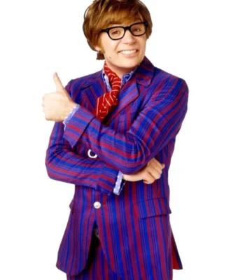 Austin Power Pinstripe Suit