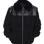 B3 Bomber Karakul Persian Lamb Fur Winter Coat