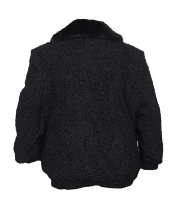 B3 Bomber Karakul Persian Lamb Fur Winter Coat