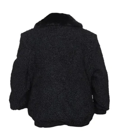B3 Bomber Karakul Persian Lamb Fur Winter Coat