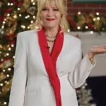 Barbara Niven Ms Christmas Comes To Town White Blazer