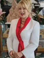 Barbara Niven Ms Christmas Comes To Town White Blazer