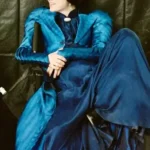 Bella Baxter Poor Things Blue Coat