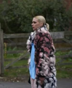 Billie Piper I Hate Suzie S01 E02 Black and White Fur Coat