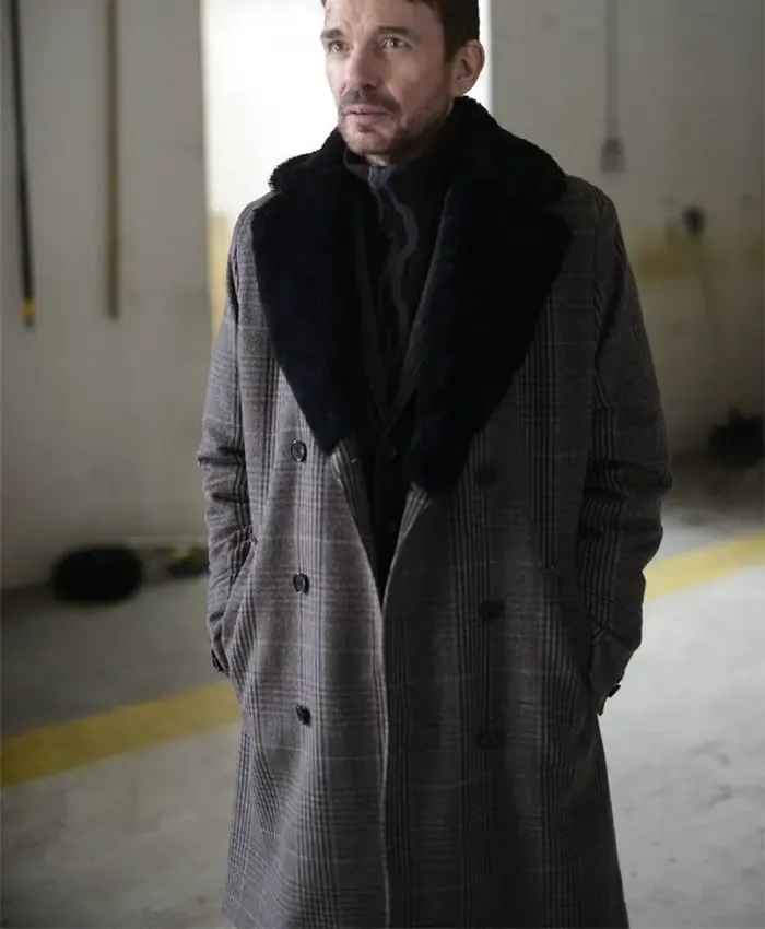 Billy Bob Thornton Fargo Fur Collar Long Coat Billy Bob Thornton Fargo Fur Collar Long Coat
