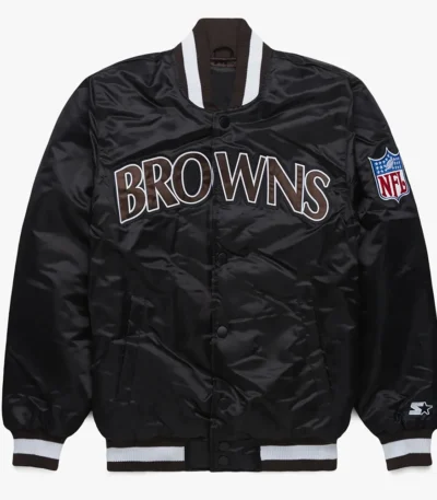 Blackout Cleveland Browns Jacket