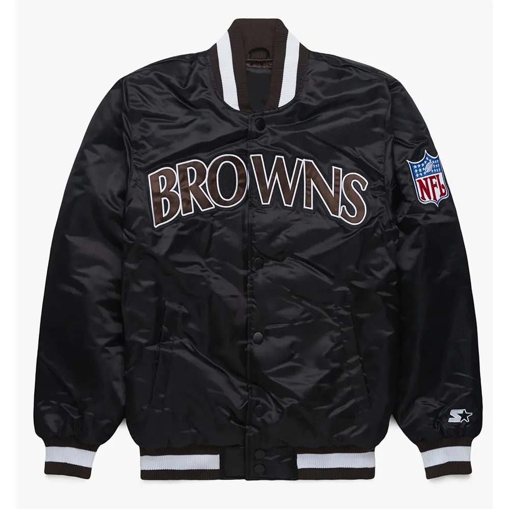 Blackout Cleveland Browns Jacket Blackout Cleveland Browns Jacket
